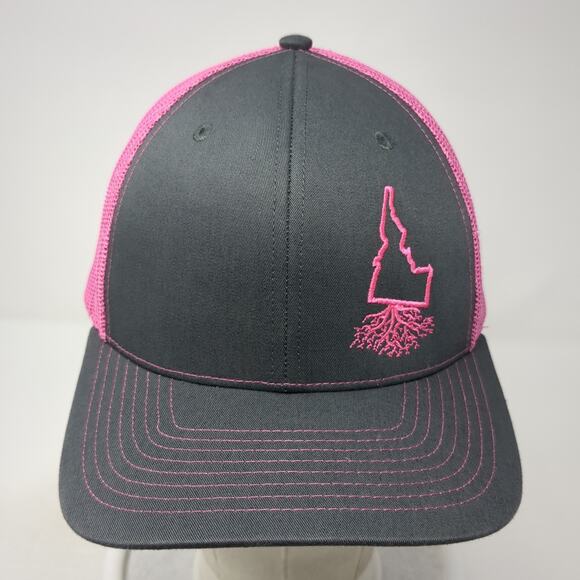 Idaho Roots Snapback Trucker Hat Multicolor OS Adjustable Mesh Back Richardson - Picture 2 of 10